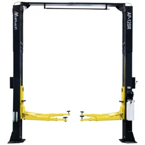 APlusLift AP-12SR 12,000 lbs 2-Post Overhead Direct Drive Car Lift – Single Release, 3 Year Warranty