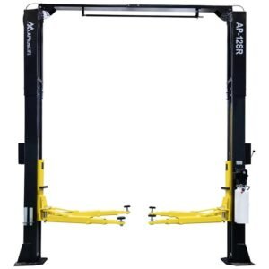 APlusLift 12,000LB 2-Post Overhead Single Release Direct Drive Car Lift